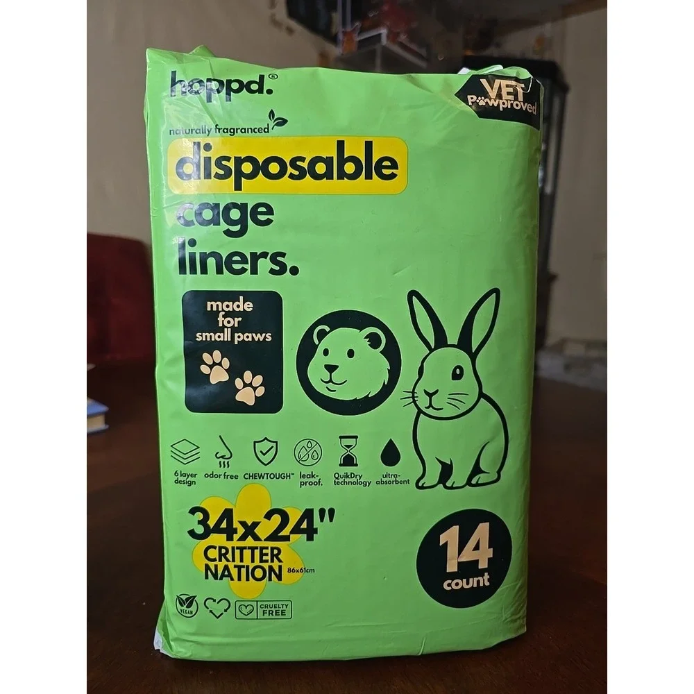 Hoppd‎ Disposable Cage Liners For Critters